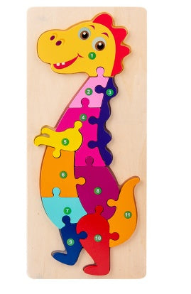 Educational 3D Wooden Puzzle for Children