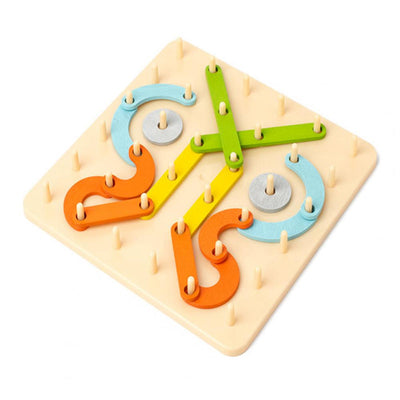 Puzzle à chevilles Montessori