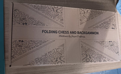 Set de ajedrez y backgammon Jaques London de segunda