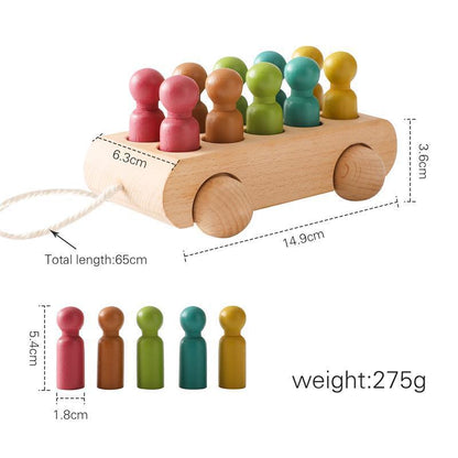 Wooden Multifunctional Early Education Puzzle Toys for Kids | Autism-Friendly Learning & Sensory Play
