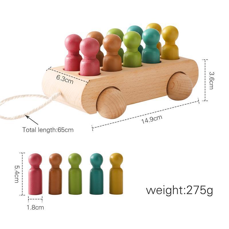 Wooden Multifunctional Early Education Puzzle Toys for Kids | Autism-Friendly Learning & Sensory Play