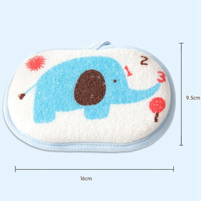 Fidtoy Baby Bath Sponge – Soft Cotton Bath Sponge for Newborn & Infant Bathing