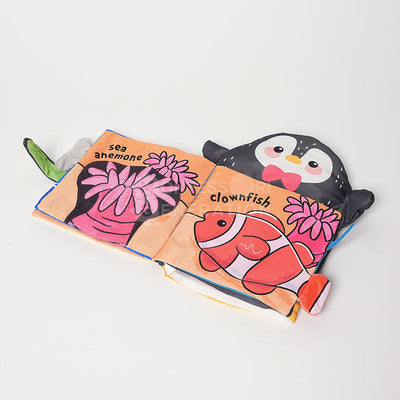 Libro de tela Montessori para bebé