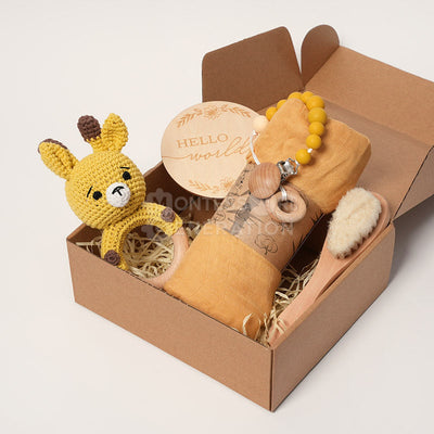 Coffret cadeau Fidtoy pour nouveau-né – Kit de naissance