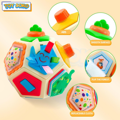 Sensory Toys for Babies – Interactive Activity Cube for Learning