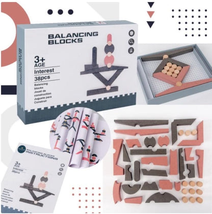 Balancing Blocks Box Set - Open ended wooden toys