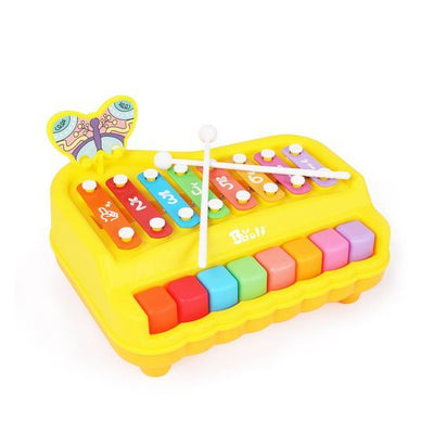 Fidtoy Musical Piano Xylophone 2 in 1 – 8 Tone Early Music Toy for Toddlers