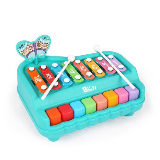 Fidtoy Musical Piano Xylophone 2 in 1 – 8 Tone Early Music Toy for Toddlers