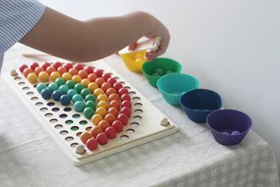 Fidtoy Montessori Cuentas Arcoíris
