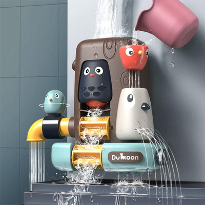 Fidtoy Bath Pipeline Water Toy – Kids Pouring Pipe Bath Toy for Toddlers Water Play