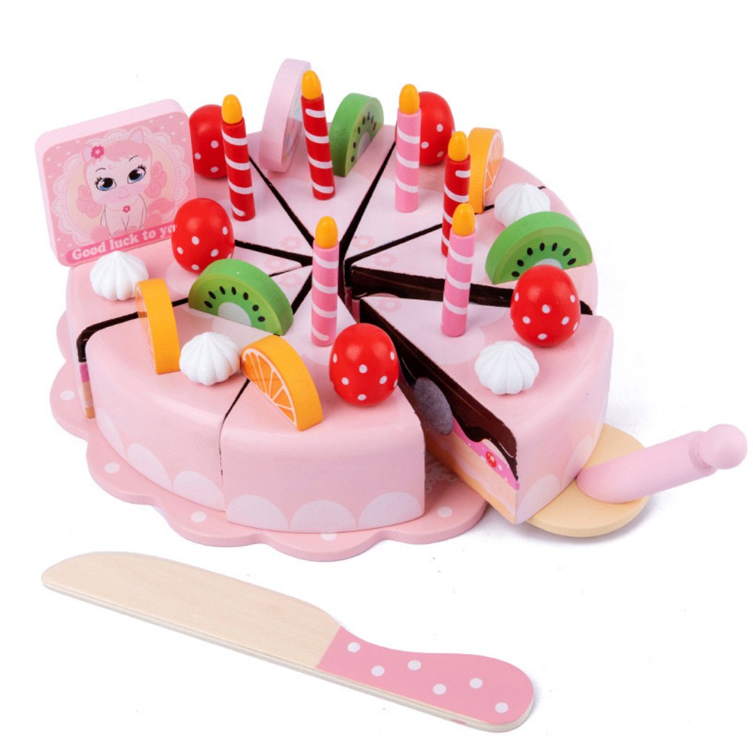 Birthday Cake Cutting Fruit Toys Creative Gifts Strawberry - Lucky Cake