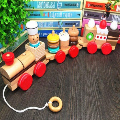 Snack stacker Tractor trains- Fine motor skills toys