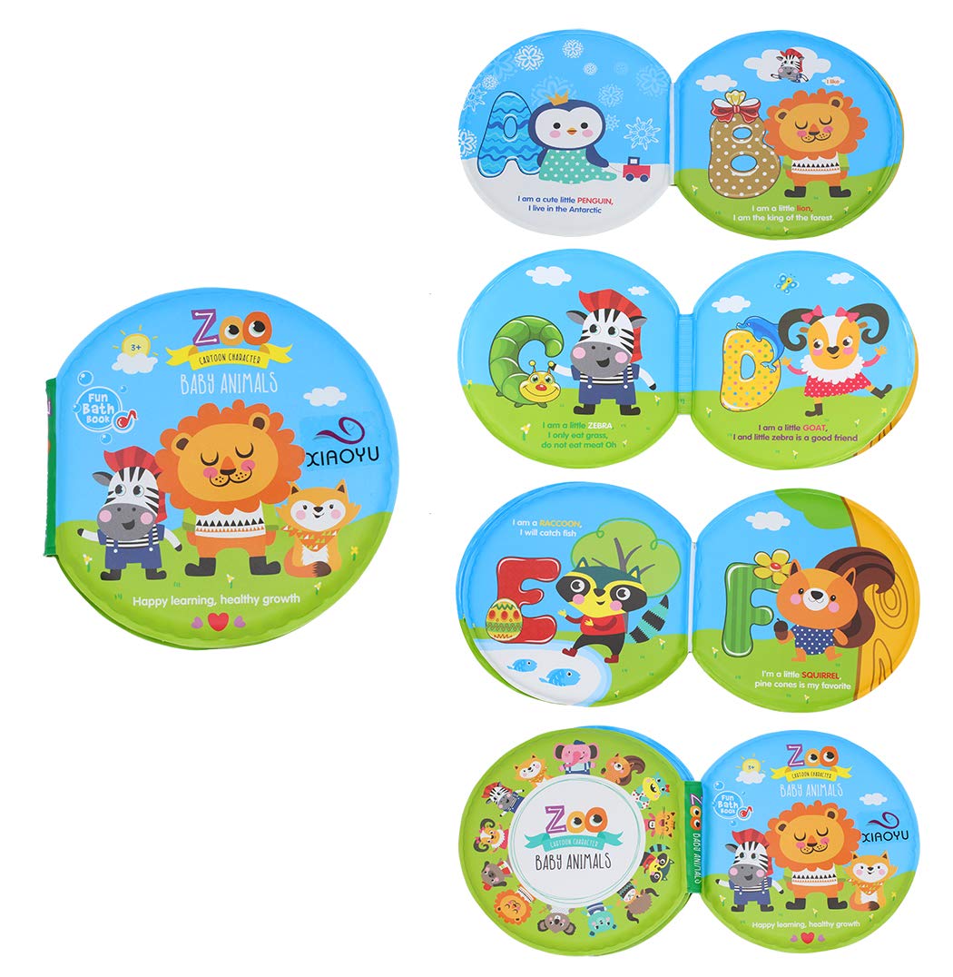 Zoo Animals Bath Book For Infants