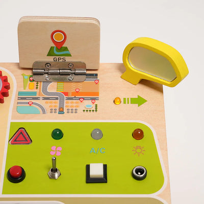 Fidtoy Busy Dashboard - Interactive Montessori Toy for Kids
