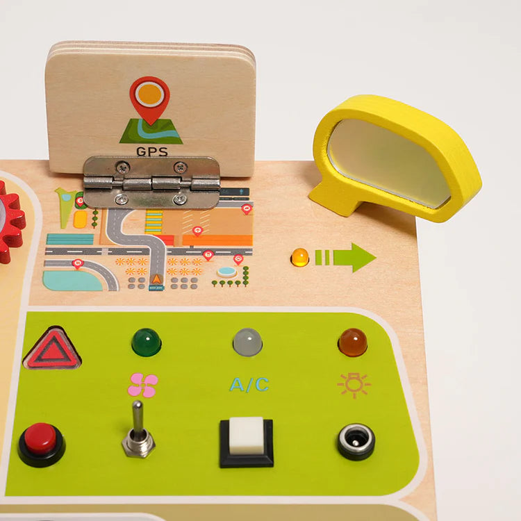 Fidtoy Busy Dashboard - Interactive Montessori Toy for Kids