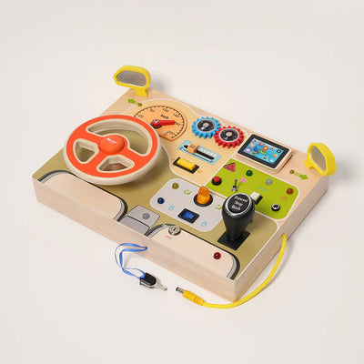 Fidtoy Busy Dashboard - Interactive Montessori Toy for Kids