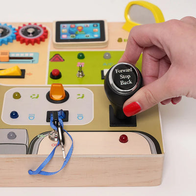 Fidtoy Busy Dashboard - Interactive Montessori Toy for Kids