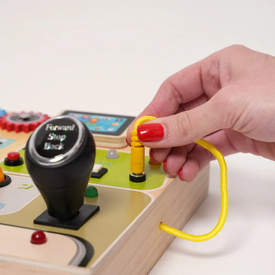 Fidtoy Busy Dashboard - Interactive Montessori Toy for Kids