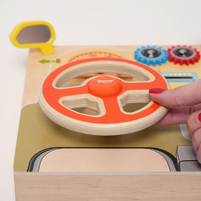 Fidtoy Busy Dashboard - Interactive Montessori Toy for Kids
