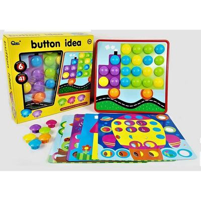 Juego de botones Fidtoy para niños pequeños con botones grandes