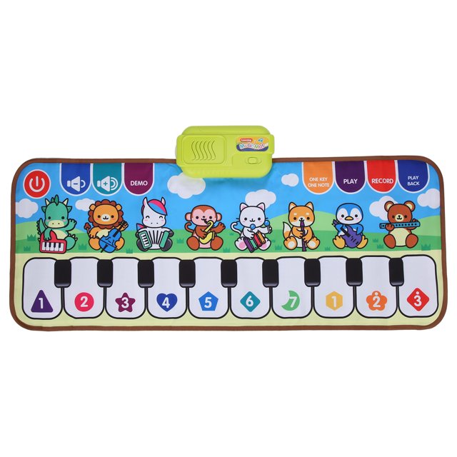 Tapis musical Fidtoy Piano – Tapis de jeu musical pour bébés et enfants