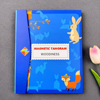 Wooden Tangram Puzzle Set for Kids