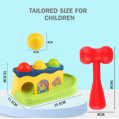 Fidtoy Hammering Pounding Toy for Toddlers 12+ Months