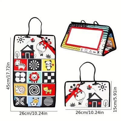 Fidtoy Tummy Time Mirror High Contrast Montessori Baby Toy