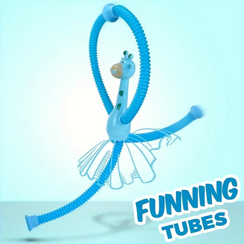 Suction Cups Sensor Toys Giraffe Pop Tubes Fidget Toy