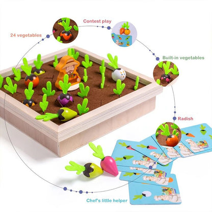 Carrot Pull Memory Game – Fine Motor and Matching Skills Toy