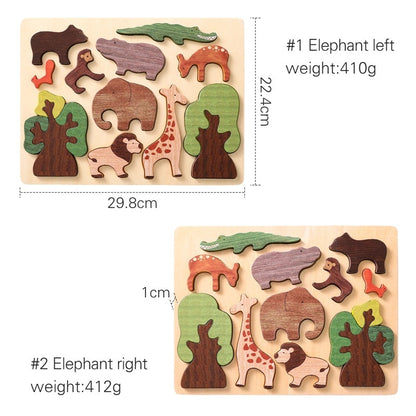 Children's Animal Puzzle Toys