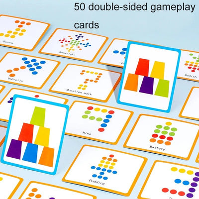 Color classification stacking cup game