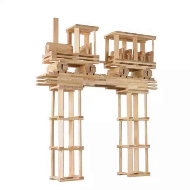CitiBlocs 300-Piece Natural-Colored Building Blocks- Open ended wooden toys