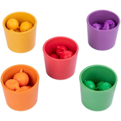 Jeu de tri de légumes et de fruits de la ferme – Apprenez les couleurs, les chiffres et les catégories