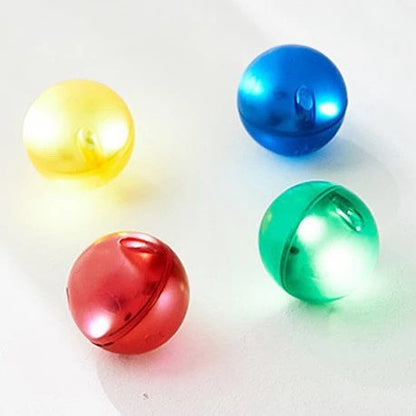 LED Glowing Balls - Light-Up Balls for Magnetic Tile Marble Runs and Sensory Play