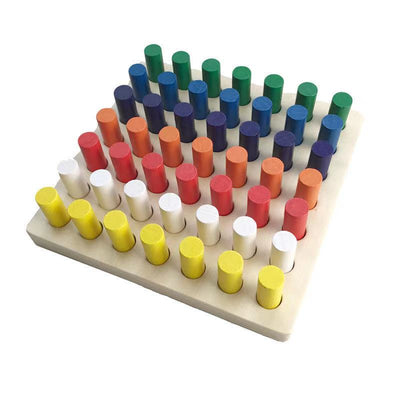 Montessori Wooden Cylinder Socket Blocks-Best montessori toys