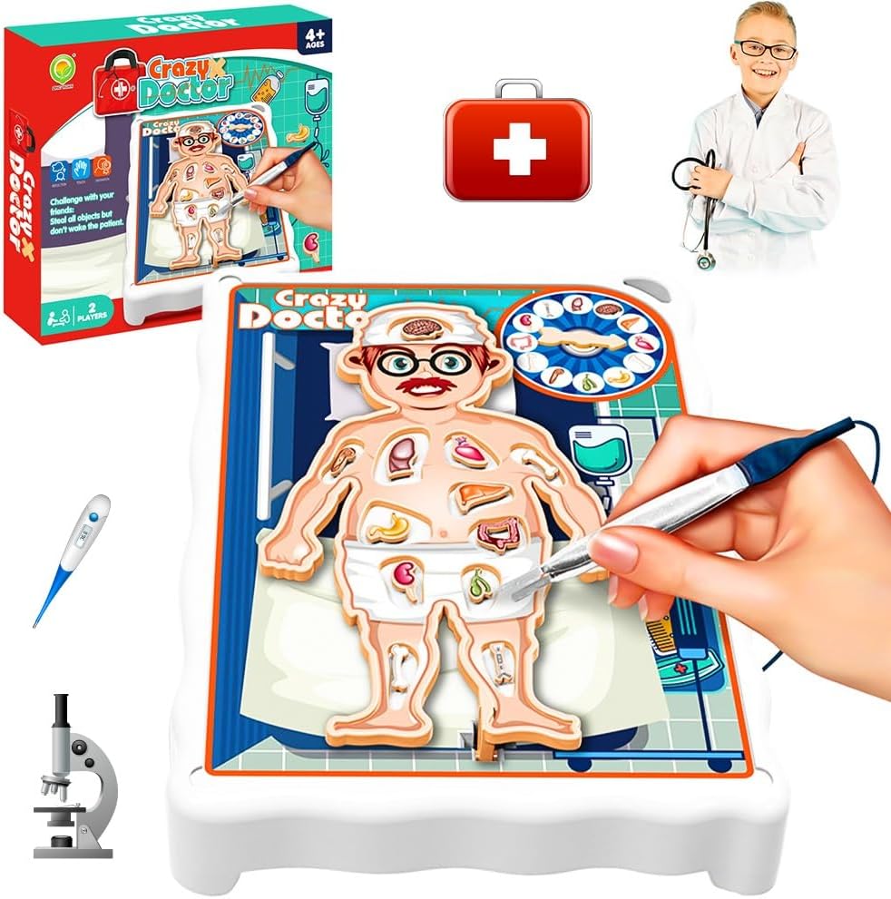 Kit d'opération chirurgicale d'organes du corps humain électronique Docteur Fou - 953