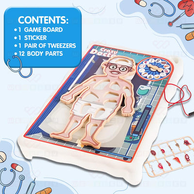 Kit d'opération chirurgicale d'organes du corps humain électronique Docteur Fou - 953