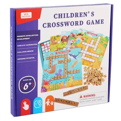 Jeu de mots croisés et de Scrabble pour enfants