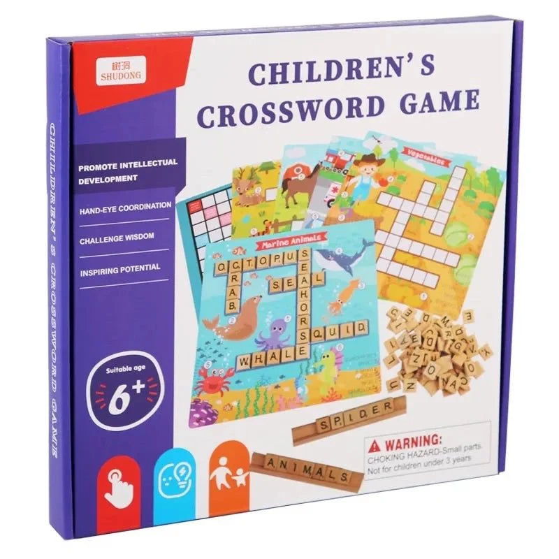 Jeu de mots croisés et de Scrabble pour enfants