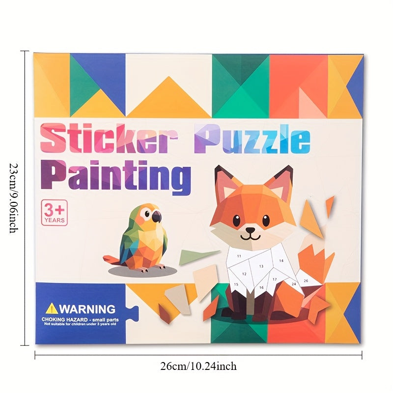 Sticker Puzzle Painting Book for Kids