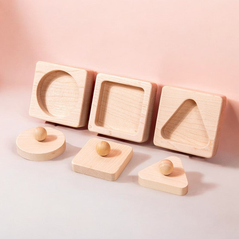 Wooden Shape Recognition Board for Toddlers