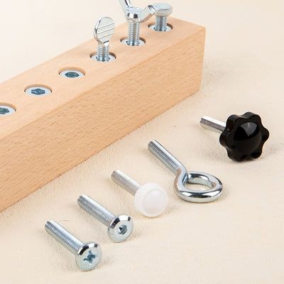 Fidtoy Screw and Nut Tool Set for Toddlers STEM Learning and Fine Motor Skills