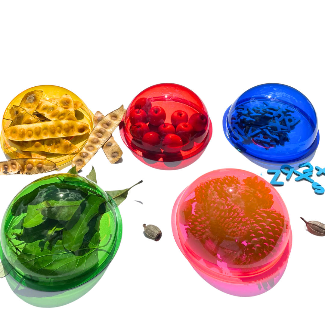 25cm Acrylic Dome Ball Sensory 5 Bowl For Play Light Table Reggio Inspired Toy
