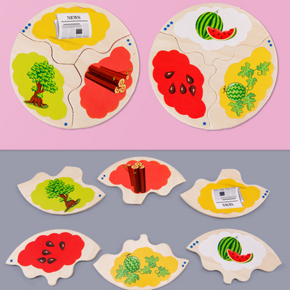 Wooden Evolution Puzzle-Mathematics toys