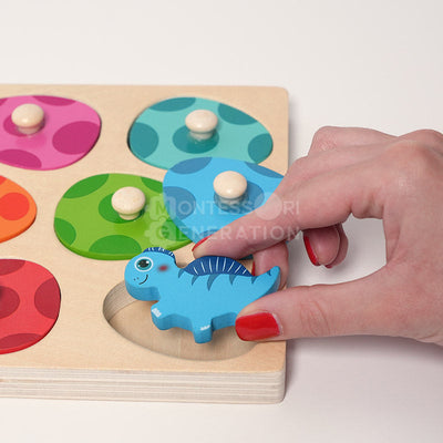 Fidtoy Dino Hatch and Match Puzzle for Toddlers 2+