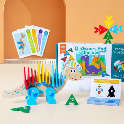 Clasificación de espinas de dinosaurio: juego de reconocimiento de números y lógica