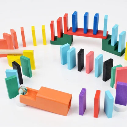 Wooden Domino 200 pieces Wooden Blocks