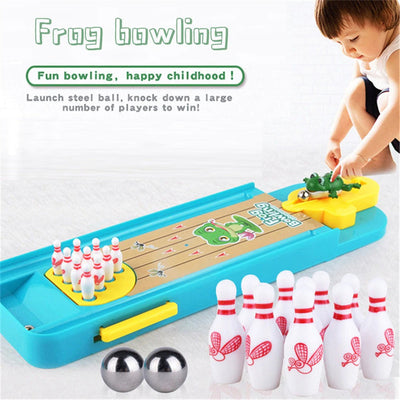 Frog Bowling™ - Fomenta las habilidades motrices - Mini Pista de Bolos de Rana