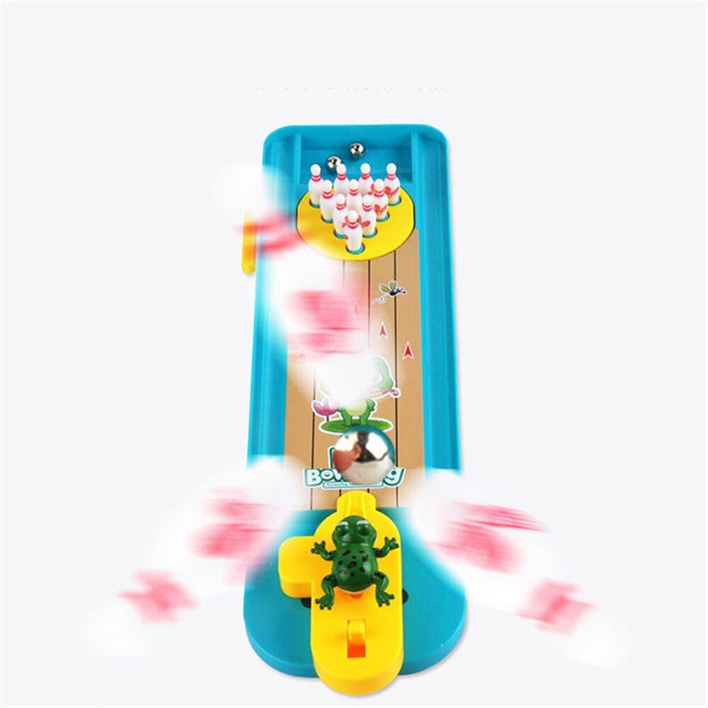 Frog Bowling™ - Fomenta las habilidades motrices - Mini Pista de Bolos de Rana
